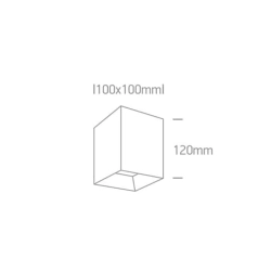 kinkiecik.pl Plafon Dark Light Pro Square Cylinders 12115HA/W/W ONE LIGHT