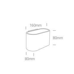 kinkiecik.pl Kinkiet G9 Decorative Wall Lights Aluminium 60056/W ONE LIGHT