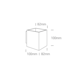 kinkiecik.pl Kinkiet G9 Decorative Wall Lights Aluminium 6017A/B ONE LIGHT
