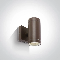 kinkiecik.pl Kinkiet GU10 Outdoor Cylinders Die cast 67130/BR ONE LIGHT