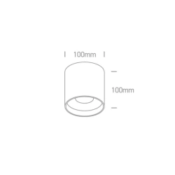 kinkiecik.pl Plafon LED Fashion Cylinders 12122C/W/W ONE LIGHT