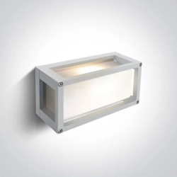 kinkiecik.pl Kinkiet Outdoor E27 Square Die cast 67420/W ONE LIGHT