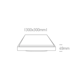 kinkiecik.pl Plafon Outdoor Slim LED Plafo Die cast 67363A/AN/W ONE LIGHT