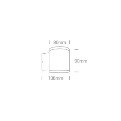 kinkiecik.pl Plafon Outdoor Wall Cylinders 67138E/B/W ONE LIGHT