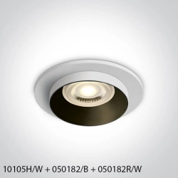 kinkiecik.pl Oprawa podstropowa Recessed Spots Fixed 10105H/W ONE LIGHT