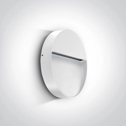 kinkiecik.pl Kinkiet Round Indoor/Outdoor Wall Dark Lights Die cast 67360/W/W ONE LIGHT