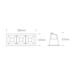 kinkiecik.pl Oprawa podstropowa Shop Square Boxes 50302B/B/W ONE LIGHT
