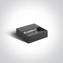 kinkiecik.pl Kinkiet Square Indoor/Outdoor Wall Dark Lights Die cast 67359A/AN/W ONE LIGHT
