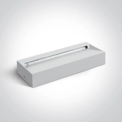kinkiecik.pl Kinkiet Square Indoor/Outdoor Wall Dark Lights Die cast 67359B/W/W ONE LIGHT