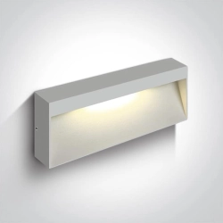kinkiecik.pl Kinkiet Square Indoor/Outdoor Wall Dark Lights Die cast 67359B/W/W ONE LIGHT
