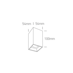 kinkiecik.pl Plafon Surface Shop Square Boxes 12107B/W/W ONE LIGHT