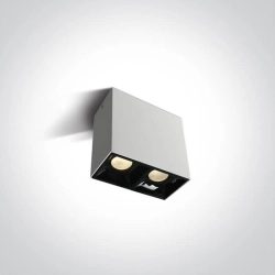 kinkiecik.pl Plafon Surface Shop Square Boxes 12207B/W/W ONE LIGHT