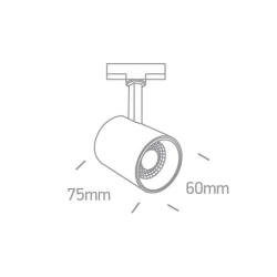 kinkiecik.pl Reflektor The COB Cylinder Range 65646T/W/W ONE LIGHT