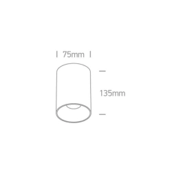 kinkiecik.pl Plafon The Chill Out Cylinder GU10 12105M/W ONE LIGHT
