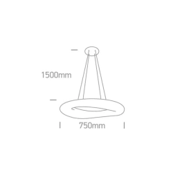 kinkiecik.pl lampa wisząca The Cloud Pendant Series 63110C/W ONE LIGHT