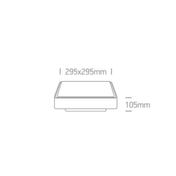 kinkiecik.pl Plafon The E27 Plafo Outdoor Range Square 67282EA/AN ONE LIGHT