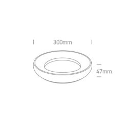 kinkiecik.pl Plafon The LED Plafo Range 67402/B/W ONE LIGHT