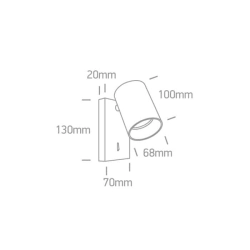 kinkiecik.pl Kinkiet The Retro GU10 Spots 65105NA/B ONE LIGHT