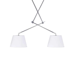 Lampa wisząca ADAM 2S PENDANT white AZ1842+AZ2602 śr.26cm AZZARDO