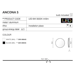 ANCONA S BEIGE AZ7141 AZZARDO IP54