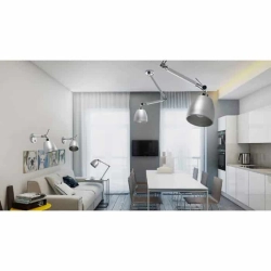 Lampa wisząca ZYTA M PENDANT ALU AZ2304+AZ2596 śr.33cm AZZARDO