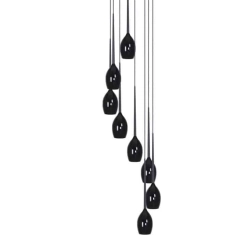 Lampa wisząca IZZA black 8 AZ0159 AZZARDO