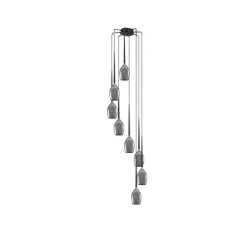Lampa wisząca Izza 8 smoky AZ2940 AZZARDO