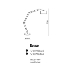Lampa podłogowa BOSSE AZ1040 AZZARDO
