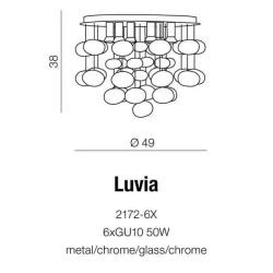 Plafon Luvia AZ3072 AZZARDO