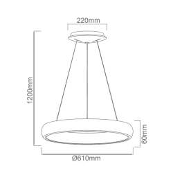 kinkiecikpl lampa wisząca Rotto bianco S 3000K ORLICKI