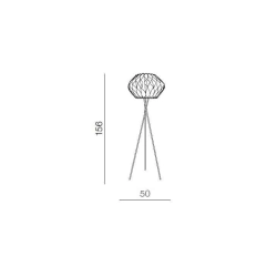 Lampa podłogowa RUBEN FLOOR GREY AZ2405 AZZARDO