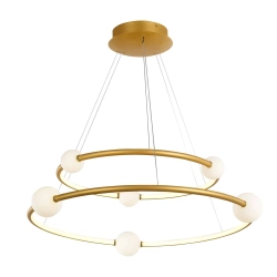 kinkiecik.pl Lampa wisząca Lozanna PND-20112035-2A-GD ITALUX 87cm