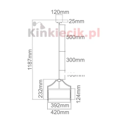 kinkiecikpl lampa wisząca Stanza cromo S ORLICKI