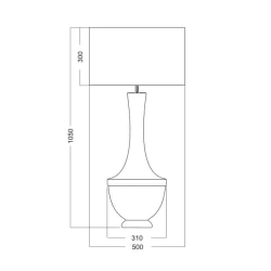 Lampa stołowa TROYA ROUGE L232270301 4concepts L232270301 - zdjęcie 2