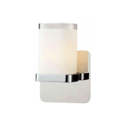 Kinkiet Ivory 1 pł LED chrom z wyłącznikiem 218401-06 Reality