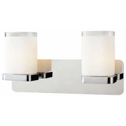 Kinkiet Ivory 2 pł LED chrom z wyłącznikiem 218402-06 Reality