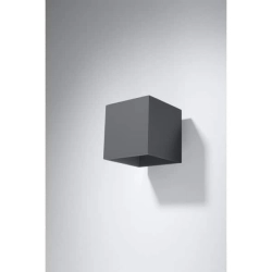 kinkiecik.pl Kinkiet QUAD 1 antracyt SL.0565 SOLLUX LIGHTING