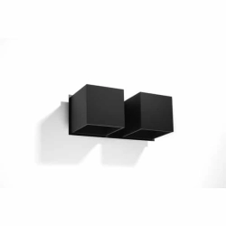kinkiecik.pl Kinkiet QUAD 2 czarny SL.0657 SOLLUX LIGHTING