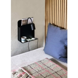 Kinkiet port USB czarny ROOMI 2112551003 Nordlux - zdjęcie produktu