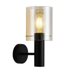 Kinkiet Sardo WL-5581-1A-BK+AMB ITALUX - zdjęcie produktu