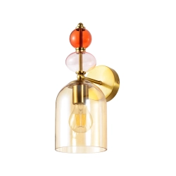 Kinkiet Tropea bursztynowy 1xE27 LP-2004/1W AM Light Prestige