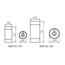 Plafon IP54 BART 28800 Kanlux - zdjęcie produktu