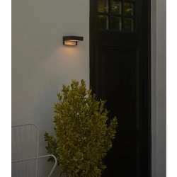 Kinkiet zewnętrzny Saulio Solar IP44 czarny, czujnik ruchu 2518251003 Nordlux