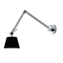 Kinkiet ZYTA WALL S ALU black AZ2295+AZ2597 śr.20cm AZZARDO