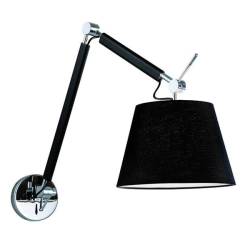 Kinkiet ZYTA WALL S black AZ1844+AZ2597 śr.20cm AZZARDO