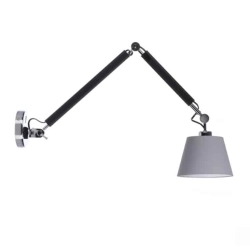 Kinkiet ZYTA WALL S grey AZ1844+AZ2604 śr.36cm AZZARDO
