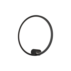 Kinkiet Ringa S 1xLED czarny WL0116-S-BK yaskr