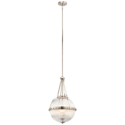 kinkiecik.pl Lampa wisząca Aster – 3 źródła światła – Polerowany nikiel KL-ASTER-P-PN Elstead Lighting