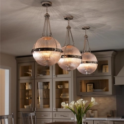 kinkiecik.pl Lampa wisząca Aster – 3 źródła światła – Polerowany nikiel KL-ASTER-P-PN Elstead Lighting