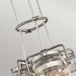 kinkiecik.pl Lampa wisząca Brinley – 3 źródła światła – Szczotkowany nikiel KL-BRINLEY3-NI Elstead Lighting